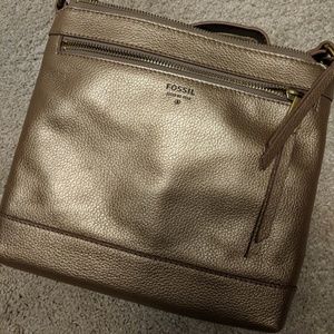Fossil slim leather crossbody